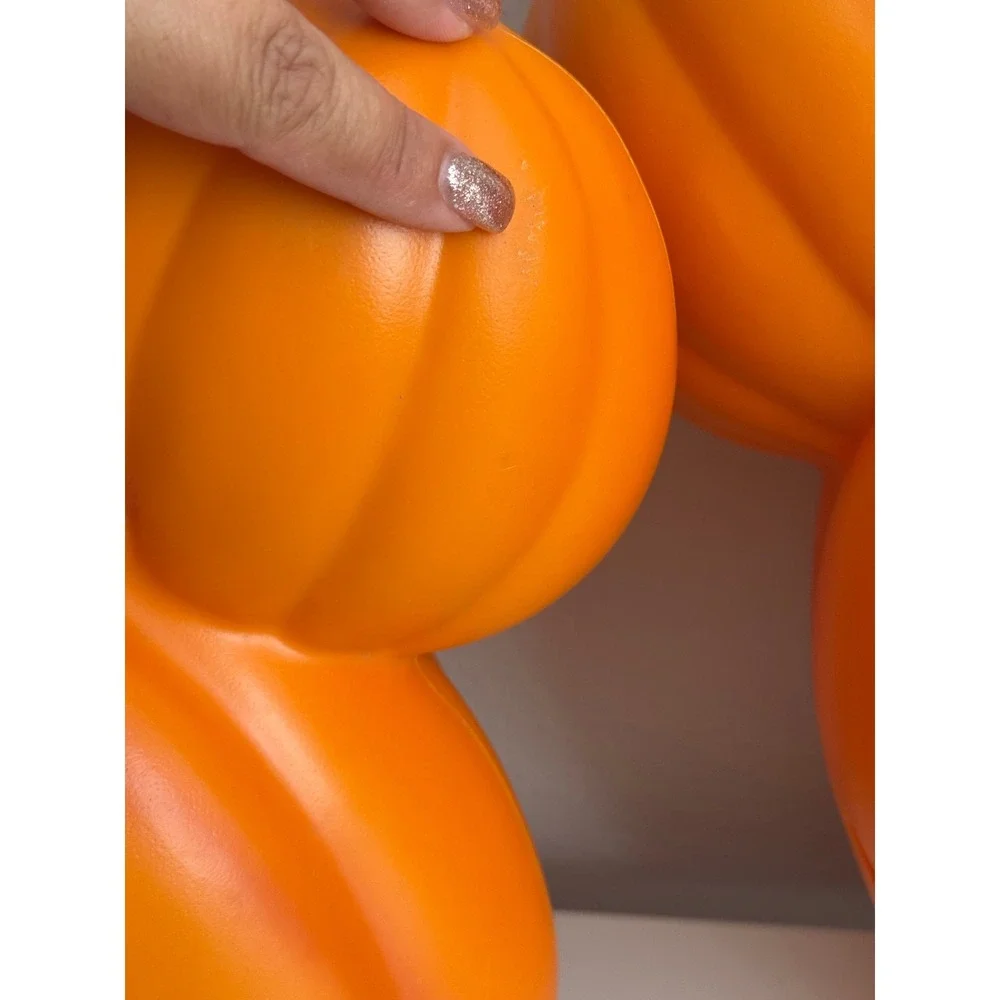 Disney Mickey Minnie Mouse Light Up Halloween Pumpkin Jack-O-Lantern Blow Mold 2